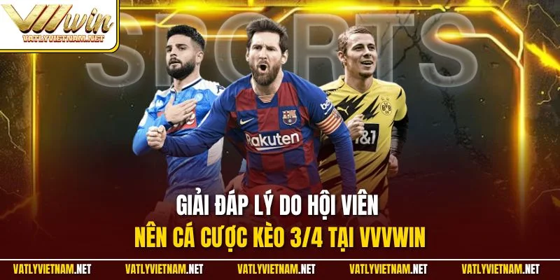 Giải đáp lý do hội viên nên cá cược kèo 3/4 tại VVVWIN